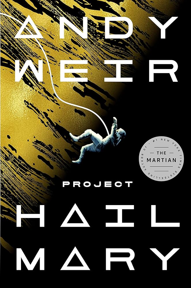 Project hail mary book cover